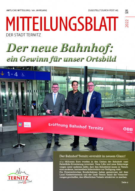 Bild zu MITTEILUNGSBLATT AUSGABE 4/2022