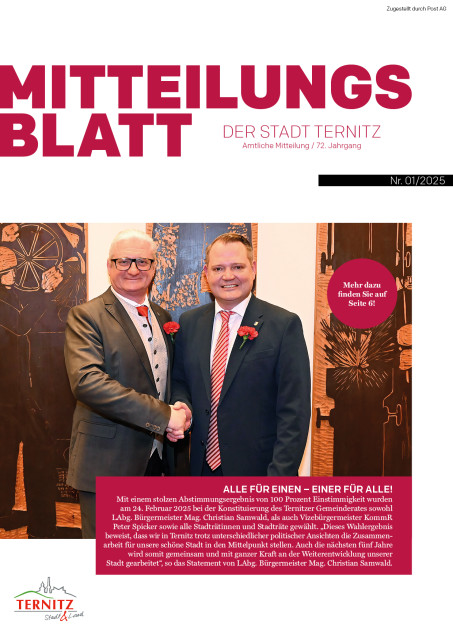 Bild zu MITTEILUNGSBLATT AUSGABE 1/2025